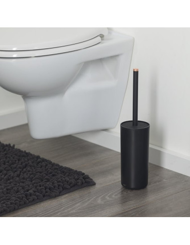 WC šepetys su laikikliu Urban juodas