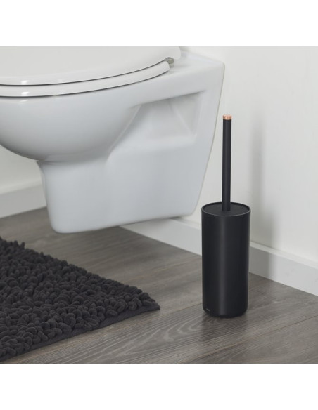 WC šepetys su laikikliu Urban juodas