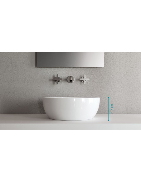 Praustuvas dubuo Azzurra Elegance Circle R400 H140