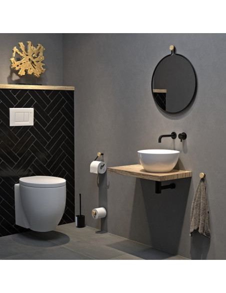 Juodas WC popieriaus rezervas SEM
