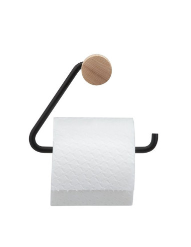 Juodas WC popieriaus laikiklis SEM,...