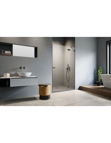 Dušo durys Essenza Pro Black DWJ
