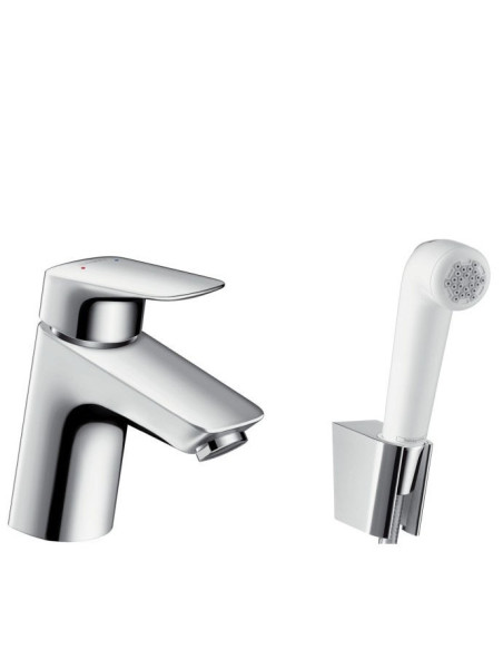 Maišytuvas praustuvui su bidete Hansgrohe Logis Bidette 1jet chromas
