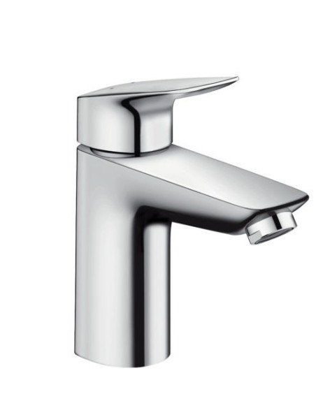 Maišytuvas praustuvui Hansgrohe Logis 100 su dugno vožtuvu chromas