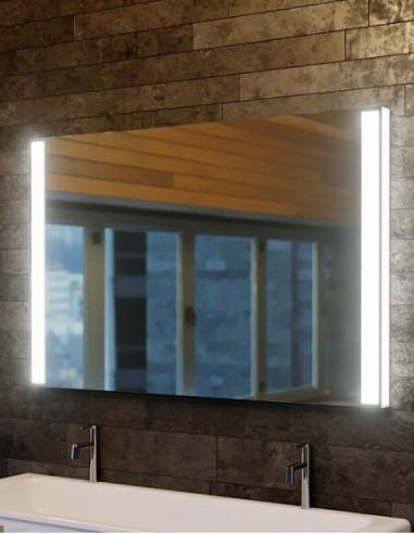 Keturkampis veidrodis DOBLO su LED apšvietimu