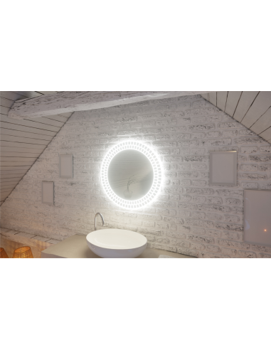 Apvalus veidrodis CARMEN su LED...