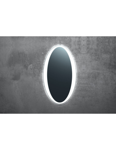 Ovalus veidrodis PAOLO su LED apšvietimu