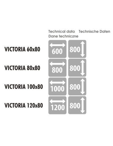 Keturkampis veidrodis VICTORIA su...