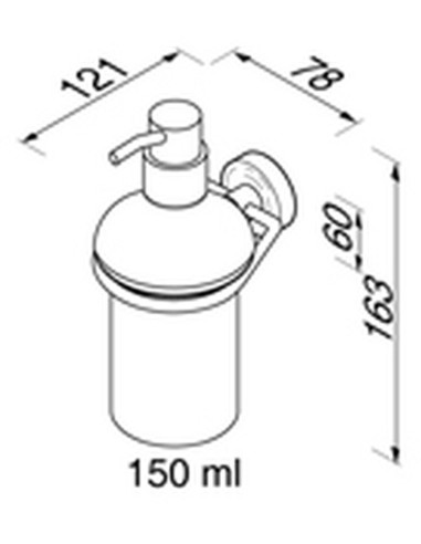 Muilo dozatorius 150 ml Geesa Luna 5516