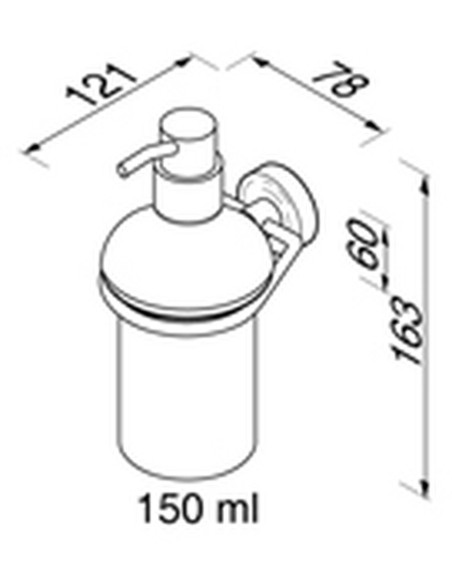 Muilo dozatorius 150 ml Geesa Luna 5516