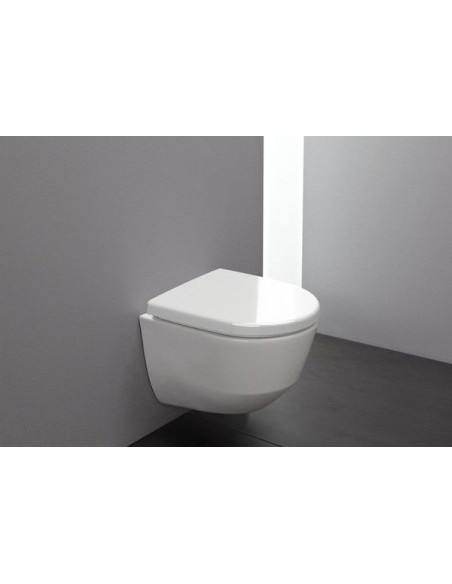 Pakabinamo WC komplektas - Tece 4in1 rėmas + unitazas Laufen Pro New Rimless su SoftClose plonu dangčiu