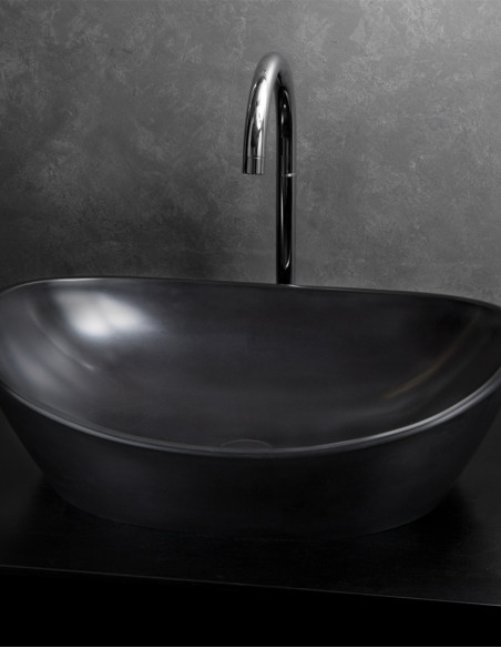 Silkstone praustuvas Amore Graphite 600x370