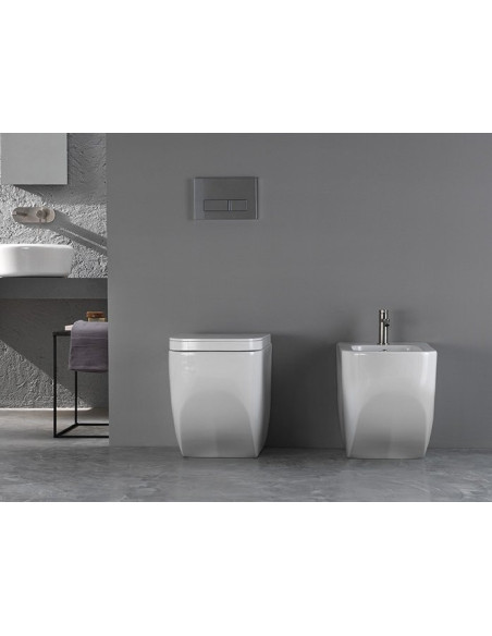 Pristatomas unitazas Hatria NEXT PURE RIM RIMLESS su soft close dangčiu