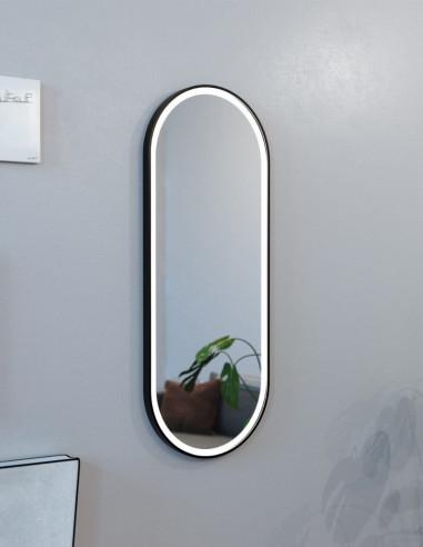 Ovalus veidrodis LAURA PLUS su LED apšvietimu