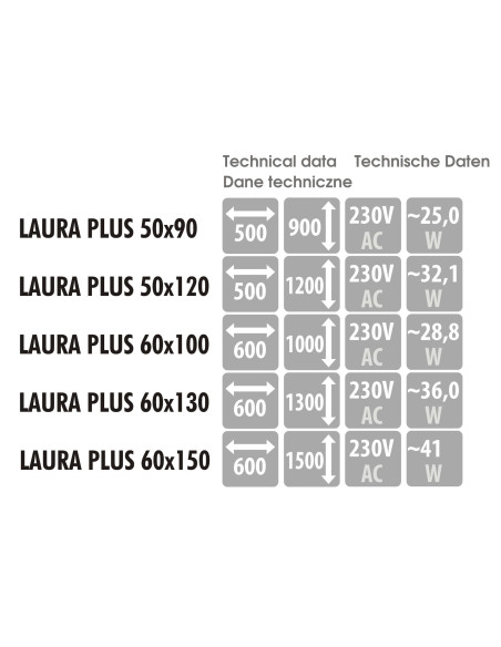 Ovalus veidrodis LAURA PLUS su LED apšvietimu