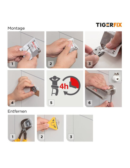 TigerFix 1 aksesuarų klijai