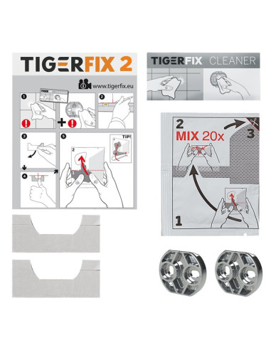 TigerFix 2 aksesuarų klijai
