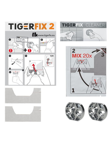 TigerFix 2 aksesuarų klijai