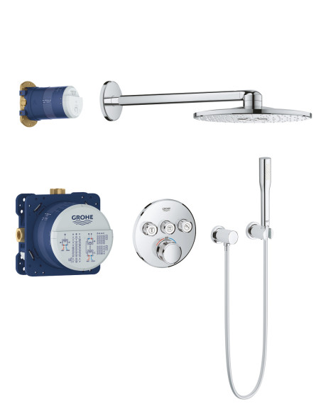 Potinkinis termostatinis komplektas: Grohe SmartControl Ø310, su p.d.