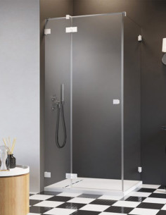 Radaway Essenza Pro White KDJ kampinė dušo kabina