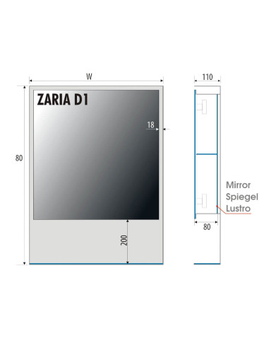 eidrodis ZARIA D1 su spintele