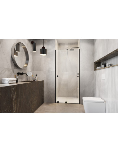 Radaway Furo Black DWJ RH dušo durys 