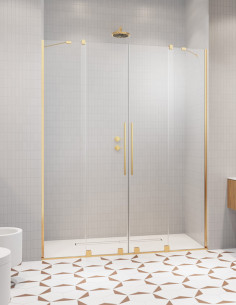 Radaway Furo Gold DWD dušo durys 
