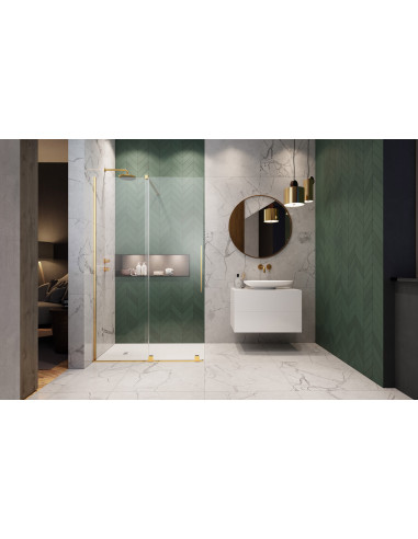 Radaway Furo Gold Walk-in nejudanti dušo sienelė 