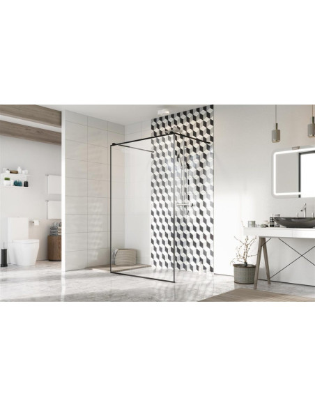 Radaway Modo 10 X Black I Frame nejudanti dušo sienelė 