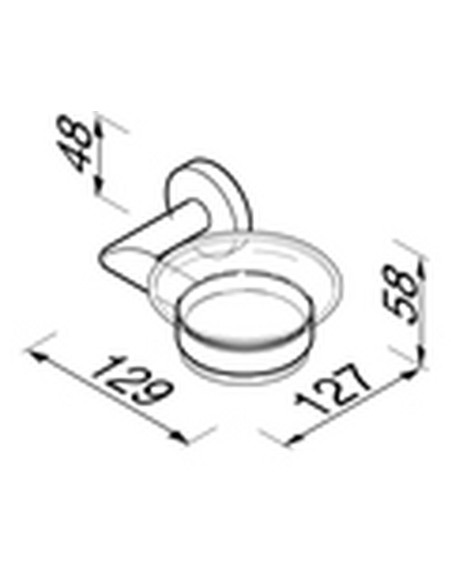 Muiline su laikikliu Geesa Nemox Stainless Steel 6503-05