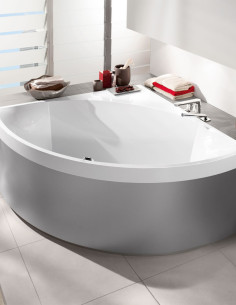 Kampinė vonia Villeroy & Boch Squaro