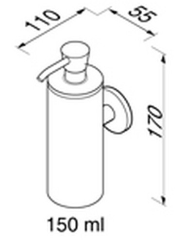 Skysto muilo dozatorius 150ml Geesa...