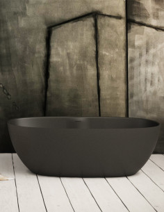 SilkStone Graphite Paa Bella laisvai pastatoma vonia