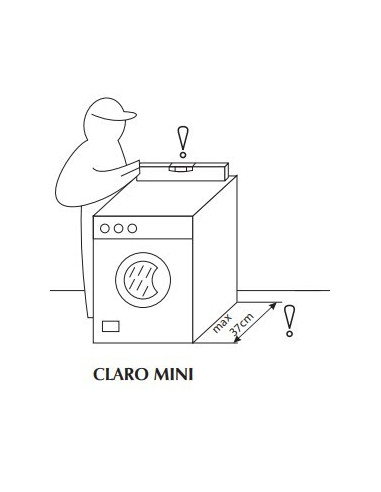 Akmens masės praustuvas Claro Mini...