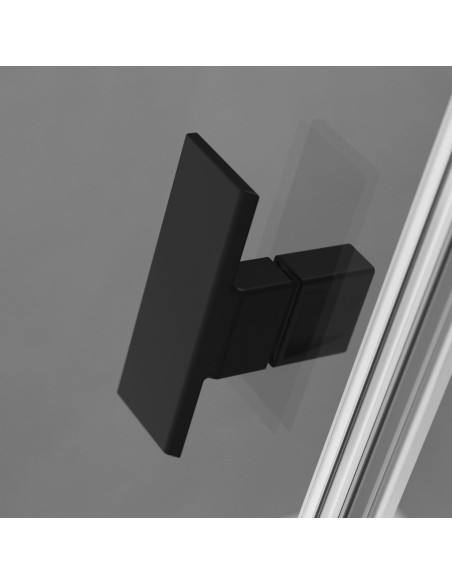 Radaway Nes 8 Black KDD II kampinė dušo kabina