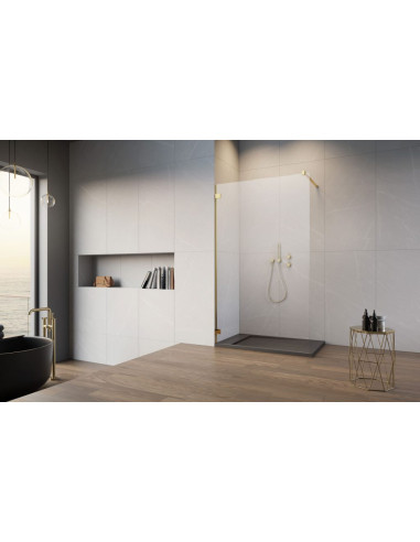 Radaway Essenza Pro 8 Gold Walk-in...