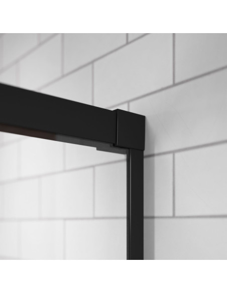 Radaway Idea Black PDD pusapvalė dušo kabina