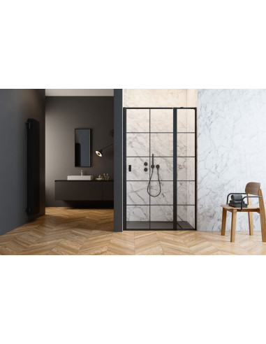 Radaway Nes 8 Black DWJ II dušo durys