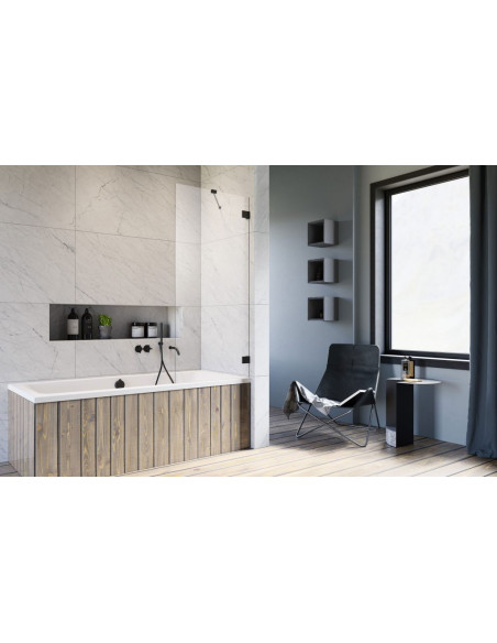 Radaway Essenza Pro Black PNJ II vonios sienelė