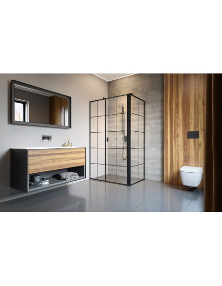 Radaway NES Black KDS II kampinė dušo kabina