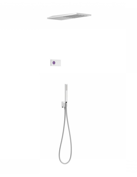 Potinkinė termostatinė dušo sistema Shower Technology su sensoriniu valdymu su lietaus dušo galva - stogeliu