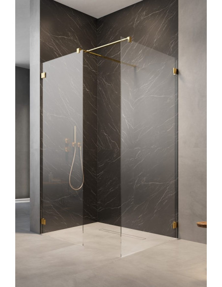 Radaway Essenza Pro Gold Walk-in III nejudanti dušo sienelė