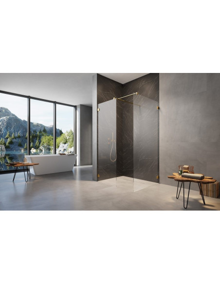 Radaway Essenza Pro Gold Walk-in III nejudanti dušo sienelė