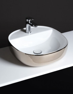 Praustuvas AZZURRA Elegance Zip 450x450 su anga maišytuvui