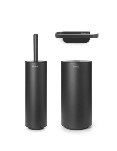Tualeto reikmenų rinkinys Brabantia Mindset - juoda 