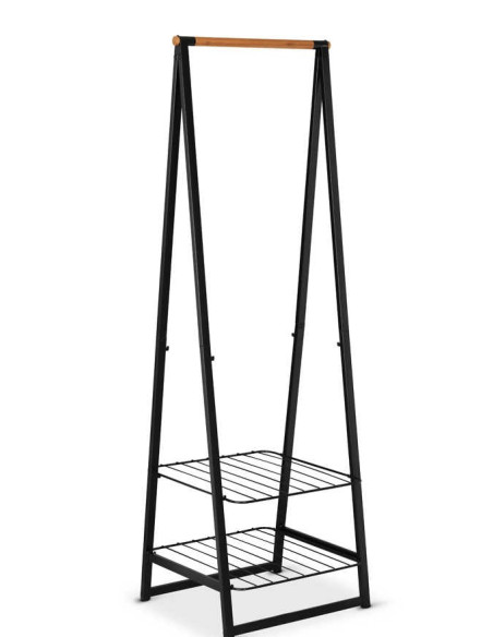 Brabantia Linn drabužių kabykla, maža - juoda 