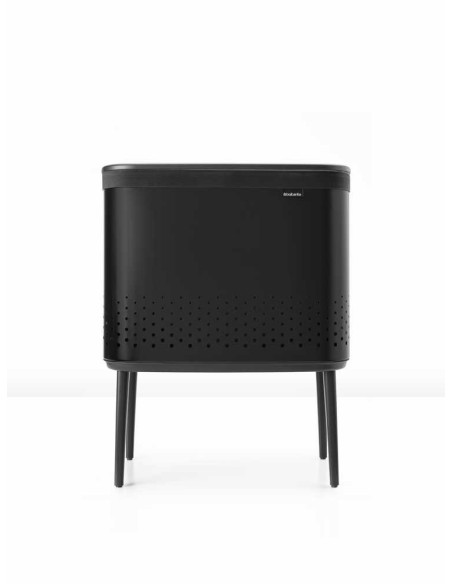 Brabantia Bo skalbinių dėžė 60L - juoda matinė 