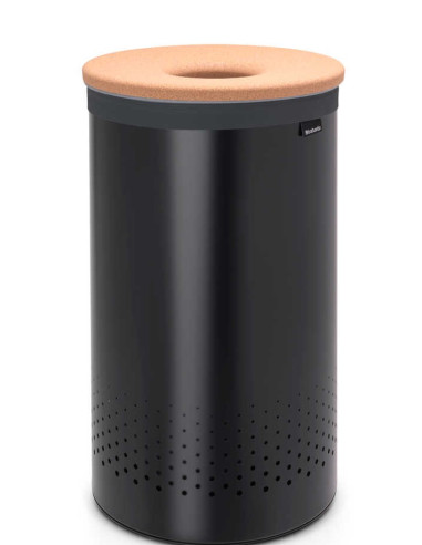 Brabantia Skalbinių dėžė 60L - juoda matinė 