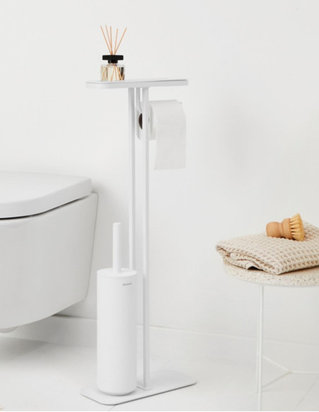 Stovas tualeto priemonėms Brabantia Mindset - balta