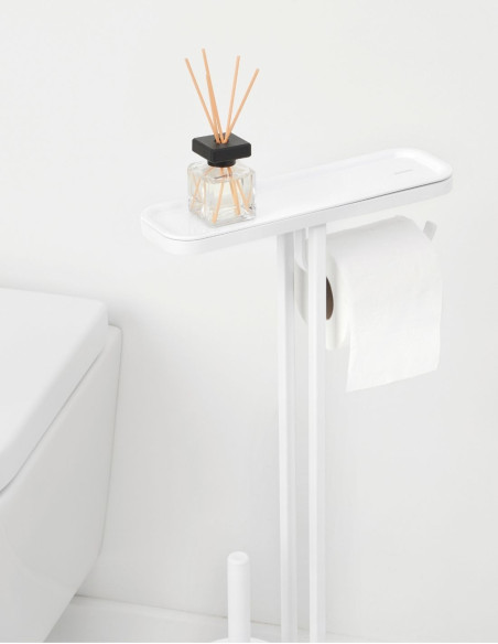 Stovas tualeto priemonėms Brabantia Mindset - balta